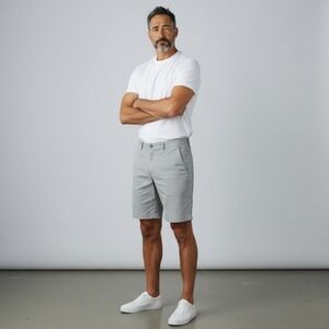 Southern Tide Men's Size 33 Gray Chino Shorts Straight Fit Inland Waterway